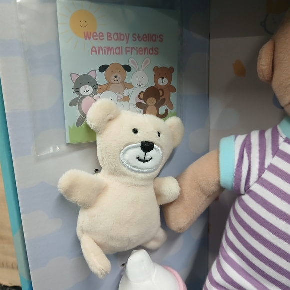 New Manhattan Toy Wee Baby Stella Beige Sleepy Times Scent 12" Soft Baby Doll - Picture 7 of 9